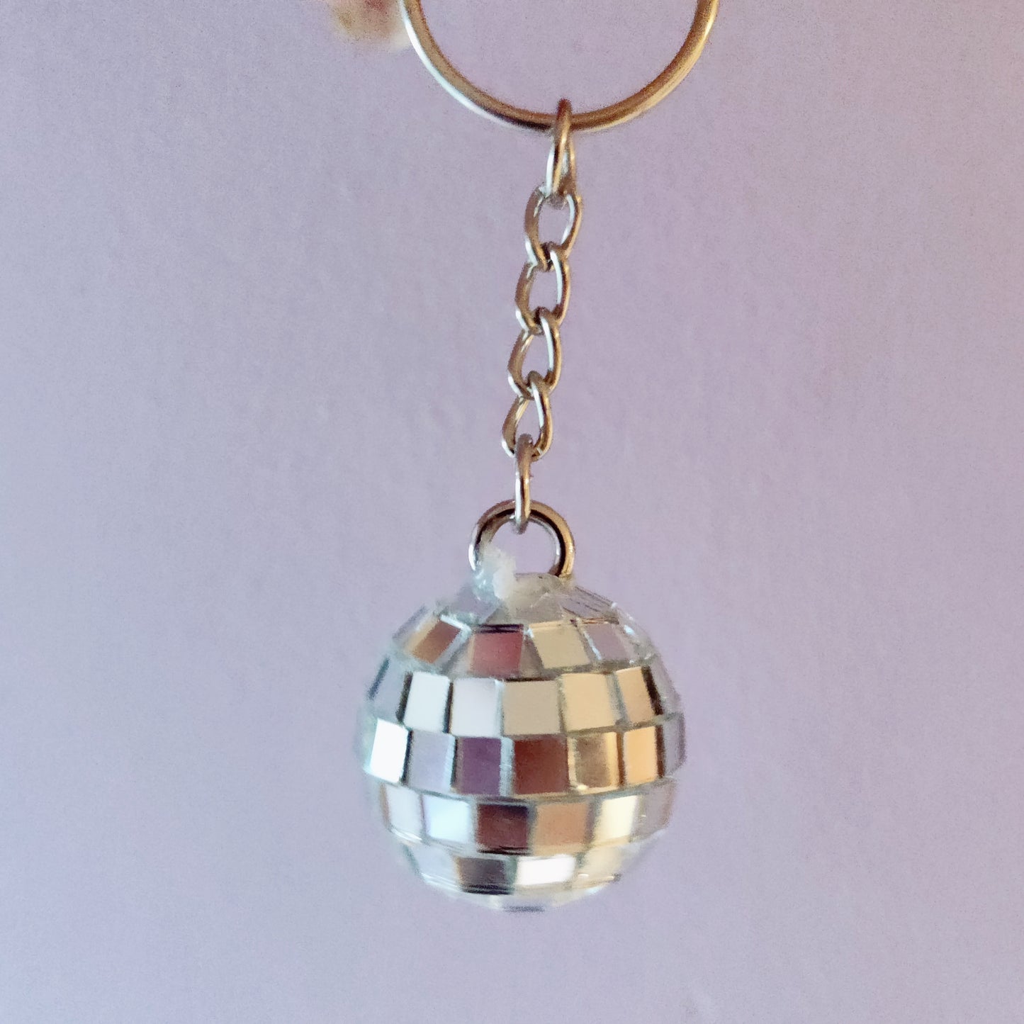 Disco ball keyring