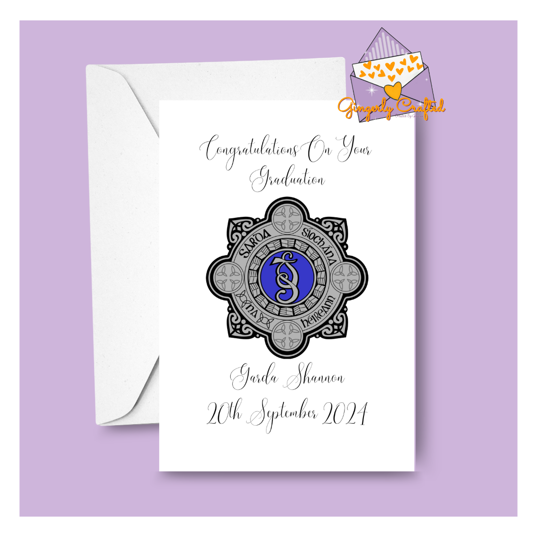 Garda Badge Attestation Card
