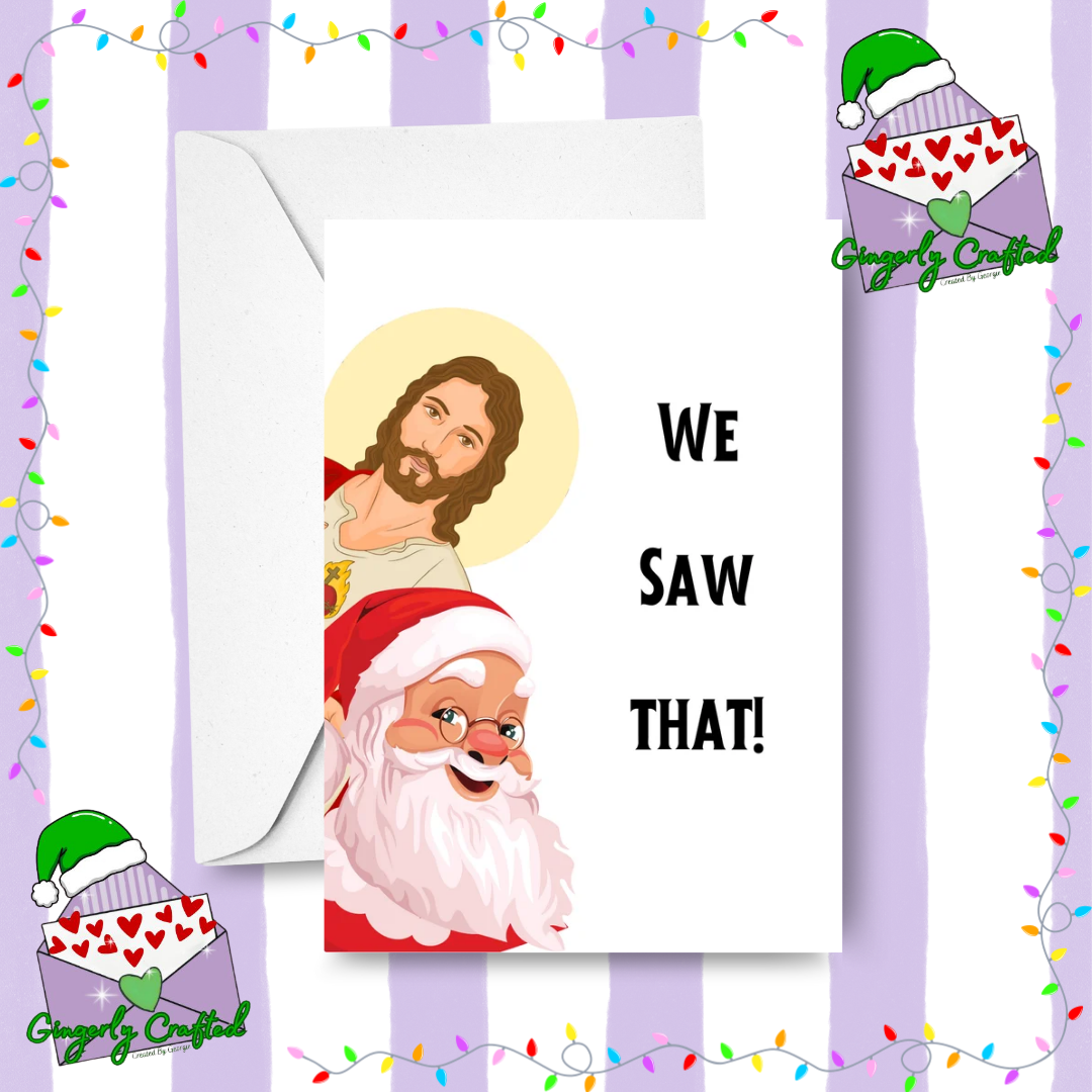 We saw that