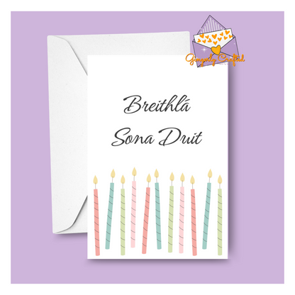 Happy Birthday Candle Card