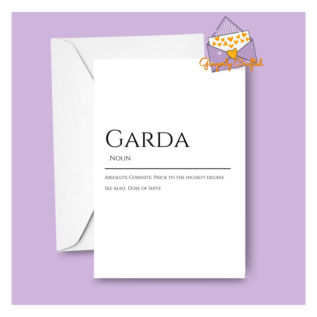 Garda Definition Card