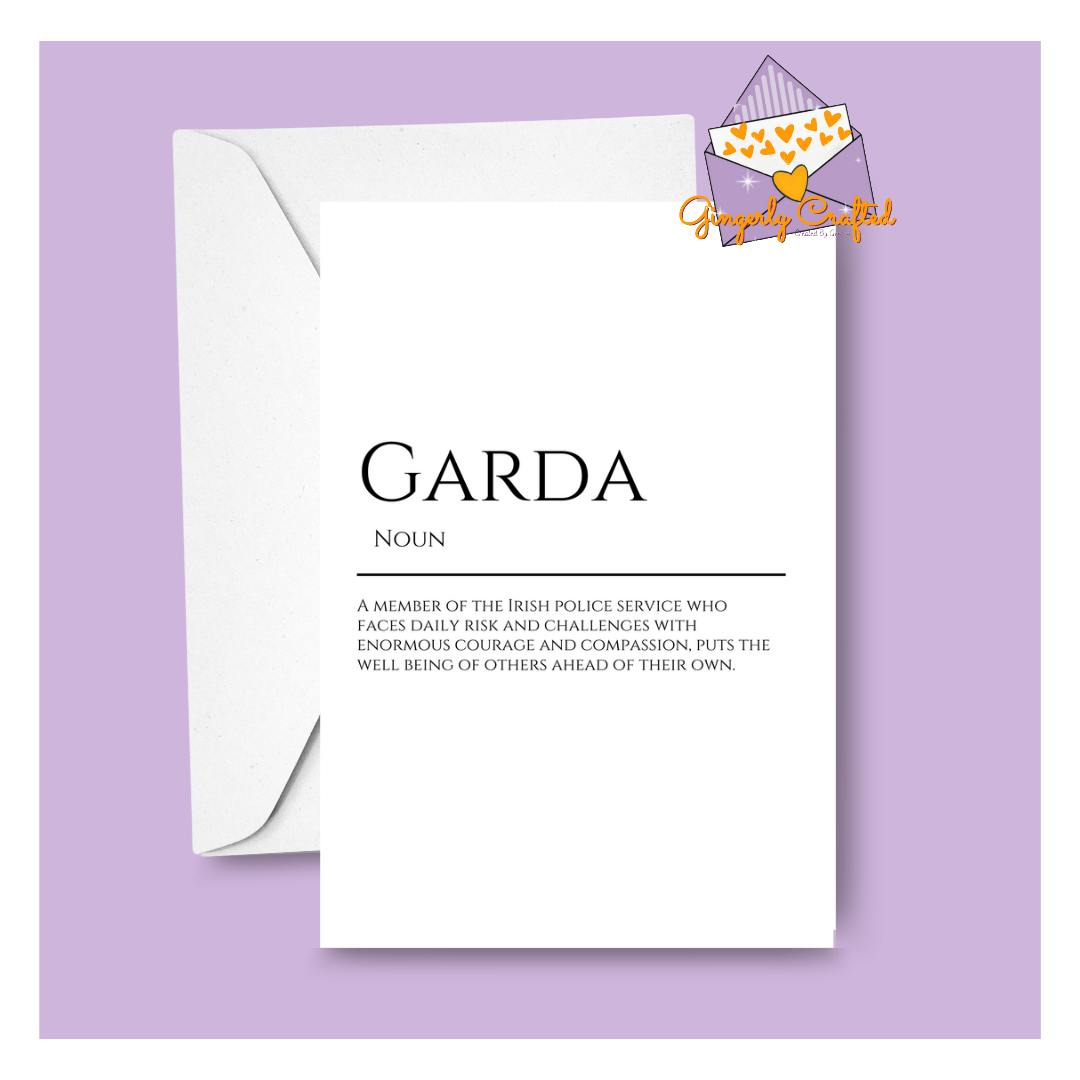 Garda Definition Card