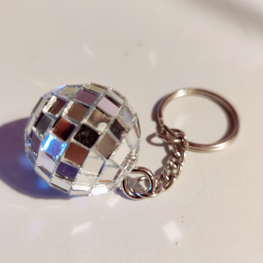 Disco ball keyring