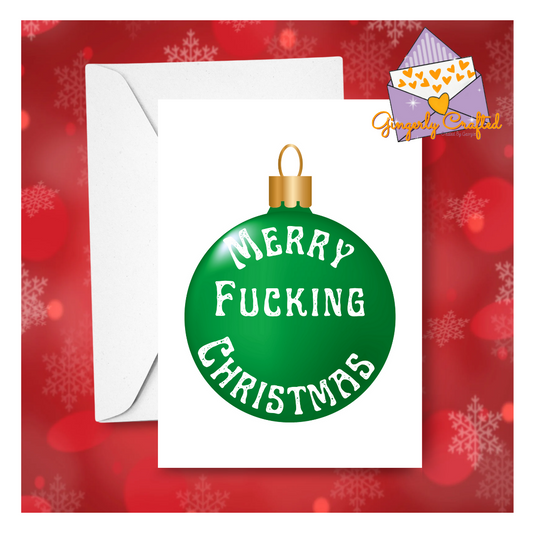 Rude Christmas Bauble