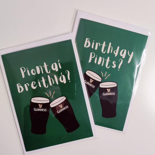 Birthday Pints/piontai Breithlá