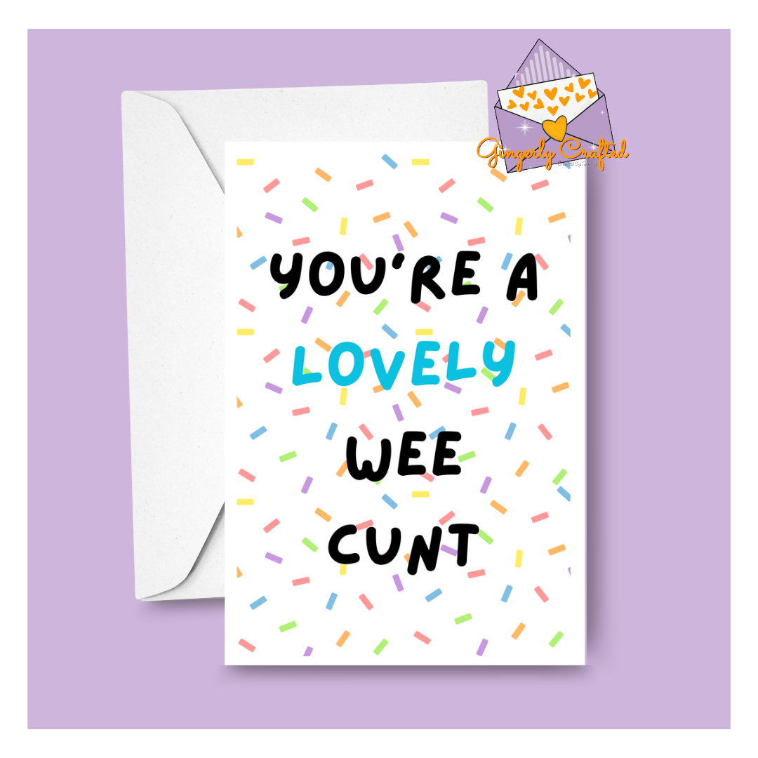 You're a lovely wee C