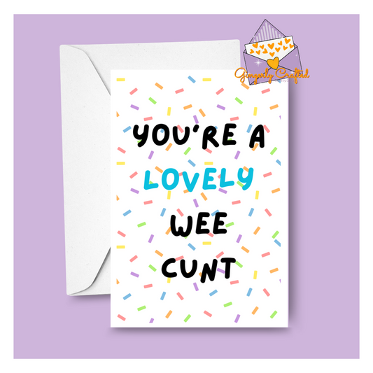You're a lovely wee C