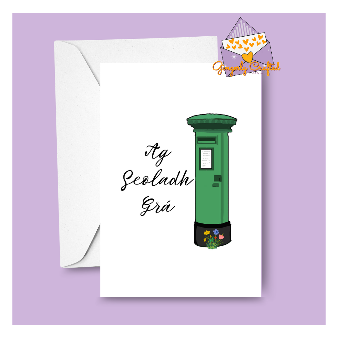 Sending Love/Ag seoladh grá - Irish Post Box