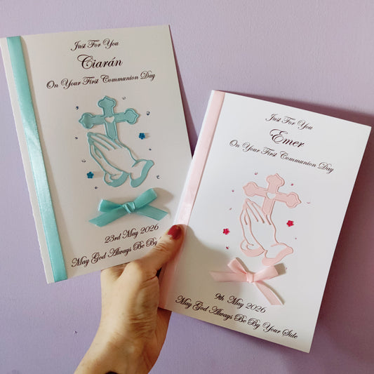 First Communion Day Cards