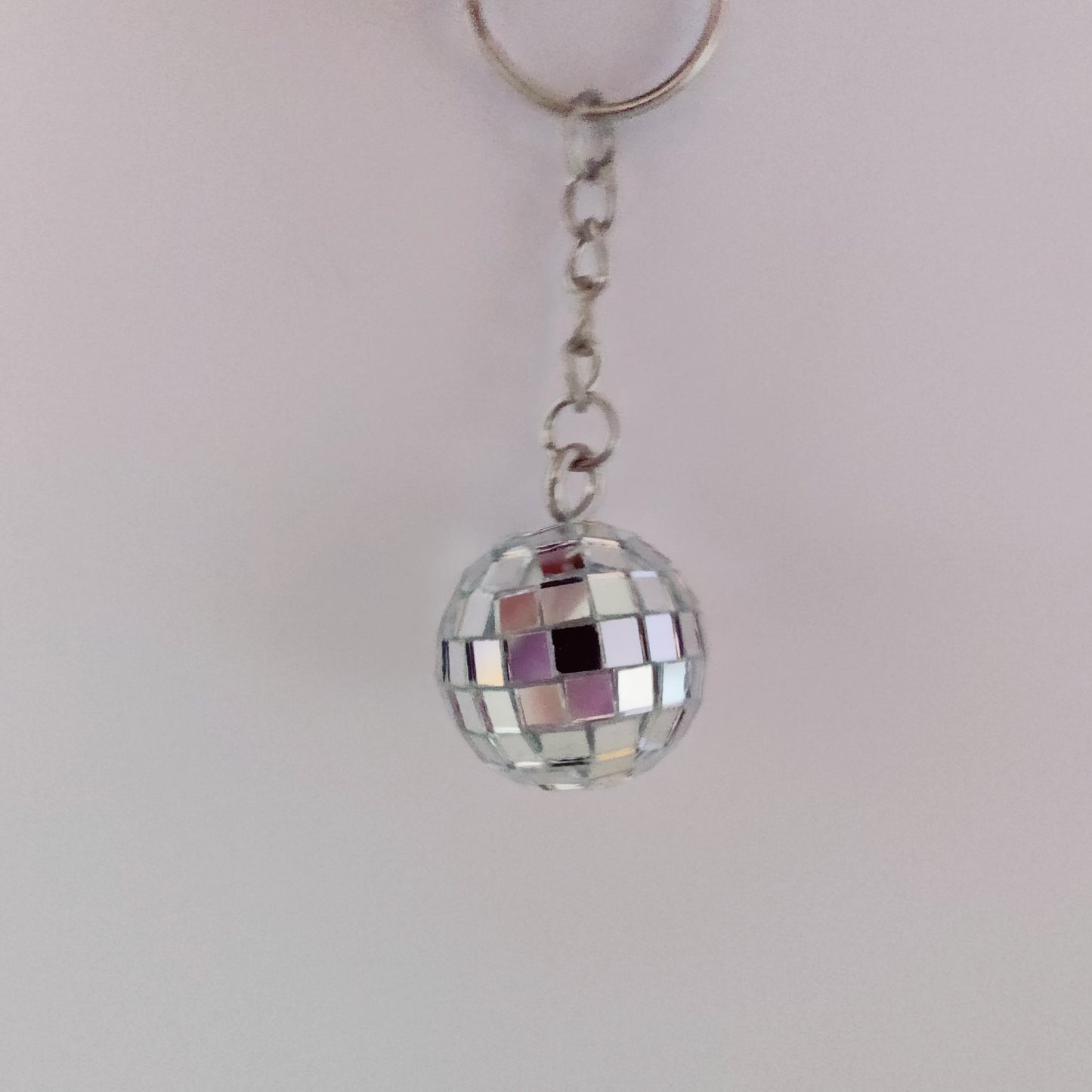 Disco ball keyring