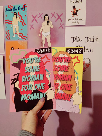 You're Some Woman print