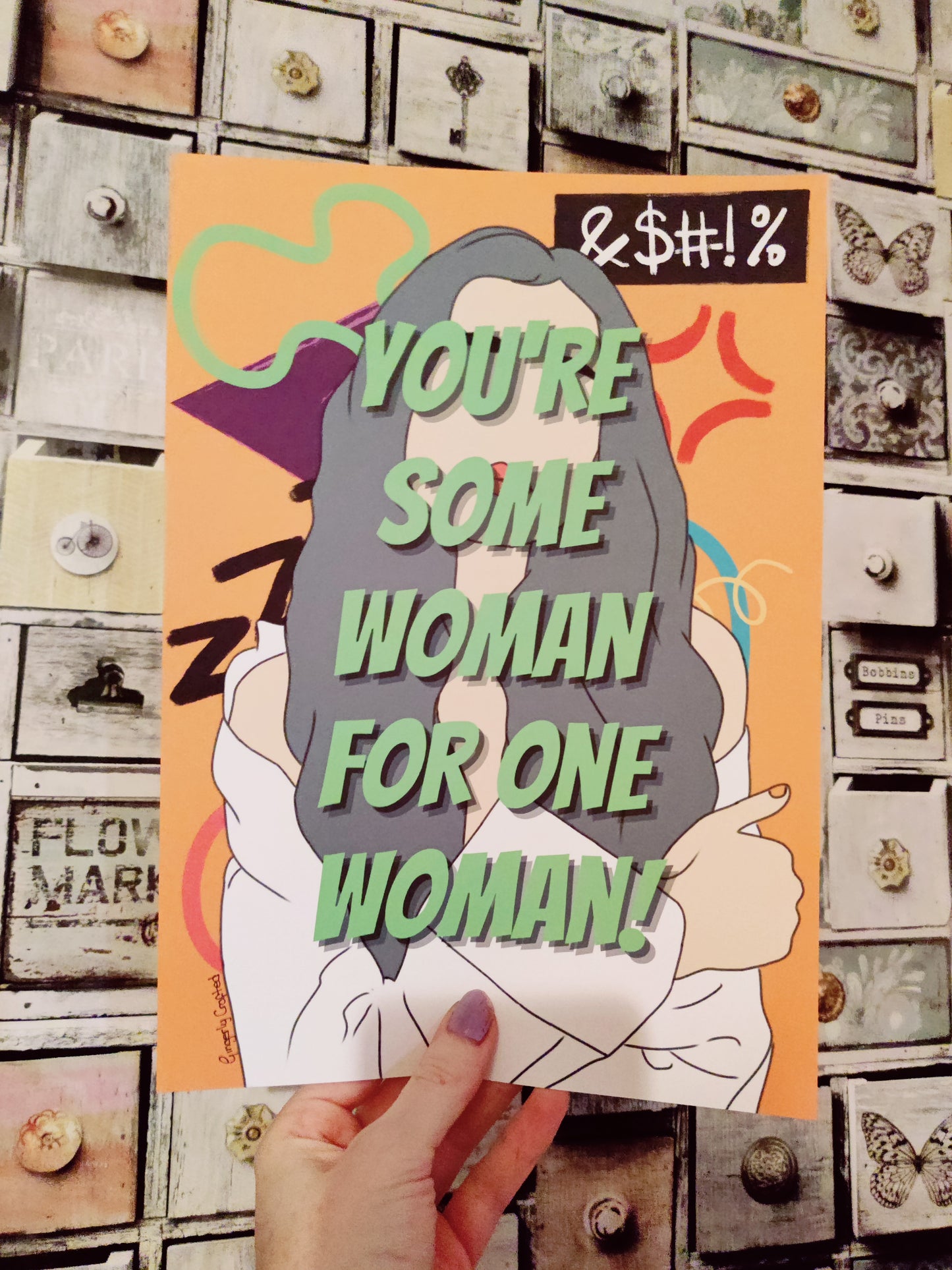 You're Some Woman print